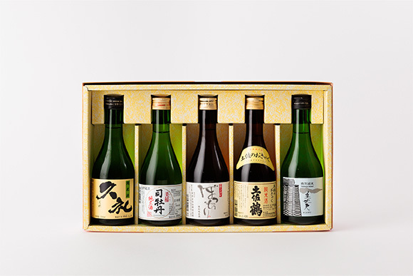 日本酒入門　土佐　純米酒　呑み比べ　300ml x 5本セット